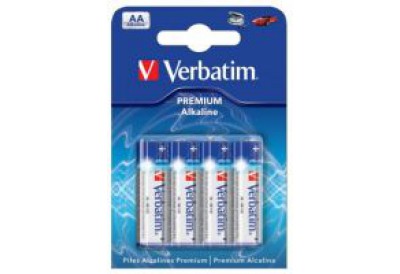 Verbatim Alkaline AA Battery 4 Pack